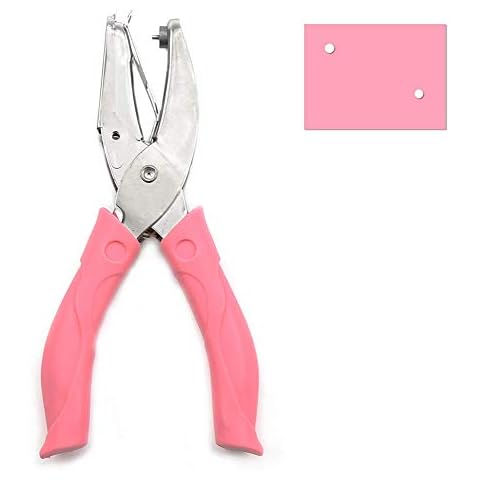 Mini Single Handheld Hole Paper Punch Punchers, Handheld Hole Paper Punch Various Shapes Hole Single Hole Puncher DIY Craft Paper Puncher 1.5mm Small Circle Cover