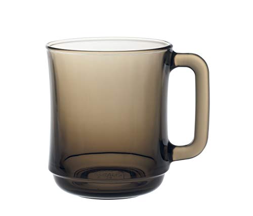 Duralex Versailles - Tazas de cristal (310 ml, tamaño grande, 6 - 31 cl, aptas para lavavajillas)