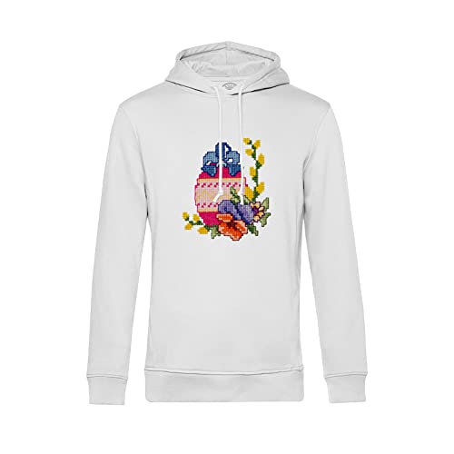 Sweat à capuche oeuf cross stitch contre le froid et le manque d'originalité