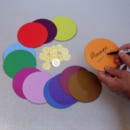 Maglite Dry Erase dischi - 12 magneti colorati