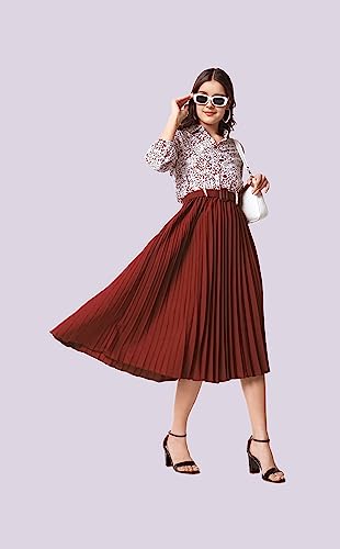 Image of ZWERLON Girl's A-line Midi Dress
