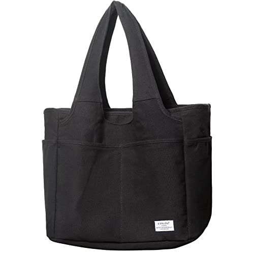 Image of KYALOU Utility Large Tote Bag, Women Casual Shoulder Bags for Work School Gym Beach Travel Shopping Grocery | Utility