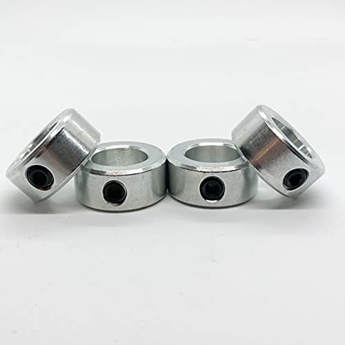 Vista 4 de Summit Collars Brand, C-075, 3/4" Bore Zinc Plated Set Screw Shaft Collars 4 piezas Collares de eje de tornillo estilo acero sólido CZ-75, SC-075
