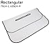 Handbag Rain Cover Waterproof Bag Protector, for EVA Material Compact Raincoat for Purse, 2 Sizes (Rectangle & Square) Matte Finish(Rectangular)