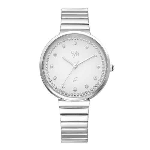 Fastrack Vyb Mirage Quartz Analog Silver Dial Stainless Steel Strap Watch for Girls-FV60003SM01W (B0CT8TLHBF) Amazon Price History, Amazon Price Tracker