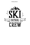  Skirettung Notizbuch: 100 Seiten  Punkteraster  Rettungsdienst Team Retten Geschenk Bergwacht Bergrettung Berg Wacht Retter Bergrettungsdienst Pisten Rettung