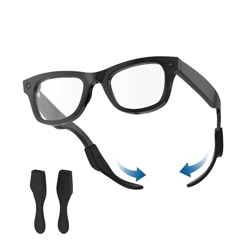 Eyeglass Ear Grip Compatible with Ray-Ban Meta Wayfarer/Skyler/Headliner & Gen 2 Smart Glasses Accessories, Anti-Slip Comfortable Silicone Elastic Eyeglasses Retainers for Meta Gen 2 Smart Sunglasses by HIBLOKS - Used condition - US$12.02