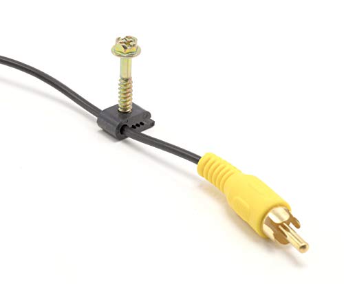 The Cimple Co - Mini Wire Cable Clips, Electrical Wire Cable Clip, 1/10 In (3 Mm) Screw Clip And Fastener, Black (10 Pieces Per Bag) #TOP5