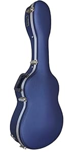 Cibeles ABS Konzertgitarren-Koffer hellblau