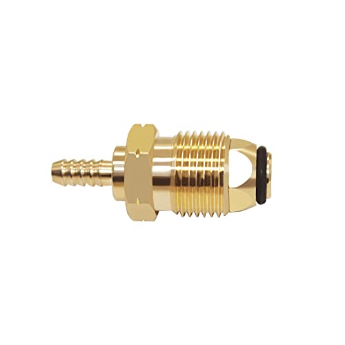 Hooshing-Soft-Nose-POL-Propane-Gas-Tank-Adapter-with-14-Hose-Barb-LP-Tank-Atapter-100-Solid-Brass