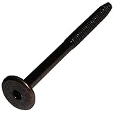 1/4' - 20 TPI x 80mm (3.15' ≈ 3-5/32') Hex Drive Button 17mm Diameter Head Furniture Bolts Dark Bronze Finish (5 Pieces)…