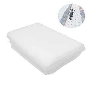LINSOCLE 2,5 m x 10 m insectenbeschermingsnet, plantenbeschermingsnet, insectenbeschermingsnet, fijnmazig, beschermend net, planten voor tuin, groentetuin, fruittuin