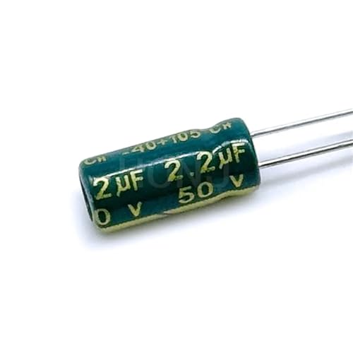 Condensateur électrolytique 50V 2.2uF composant aluminium radial 5x11 mm