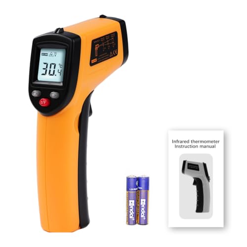 Termómetro infrarrojo, termómetro digital de infrarrojos, pirómetro, dispositivo de medición de temperatura sin contacto de -50 °C a 400 °C