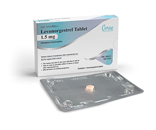 Emergency Contraceptive, Levonorgestrel Tablet 1.5 Mg, Morning After Pill. Compare To Plan B One-Step®. #TOP1