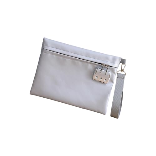 Pesado Incombustible Portadocumentos Impermeable Diseño Resistente al desgarro Textura de Fibra de Vidrio Para Protección Seguro De Documentos Bolsa De Carpeta Incombustible Fibra De Vidrio