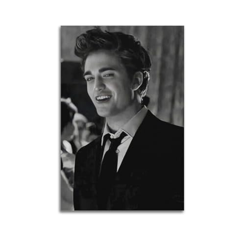 LERIAENHD Poster de Robert Pattinson sur toile, impression vintage décorative pour salon, chambre à coucher, affiche esthétique élégante sans cadre, 20 x...
