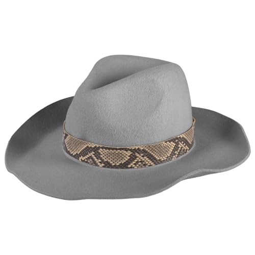 Chapeau western élégant en laine à large bord unisexe Saharaa taille unique pour style quotidien