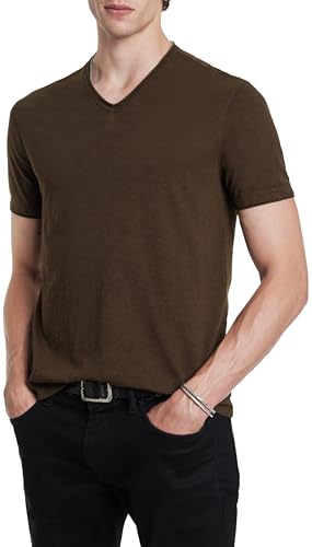 John Varvatos Men's Miles V Neck Tee