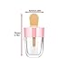 Healthcom 10 Packs 8ml Pink Ice Cream Empty Lip Gloss Tube Bottle Refillable Lip Balm Container Holder Lip Glaze Tube Pipe Vials with Wand DIY Lipstick Tube Makeup Samples Lipgloss Tube for Women Girl