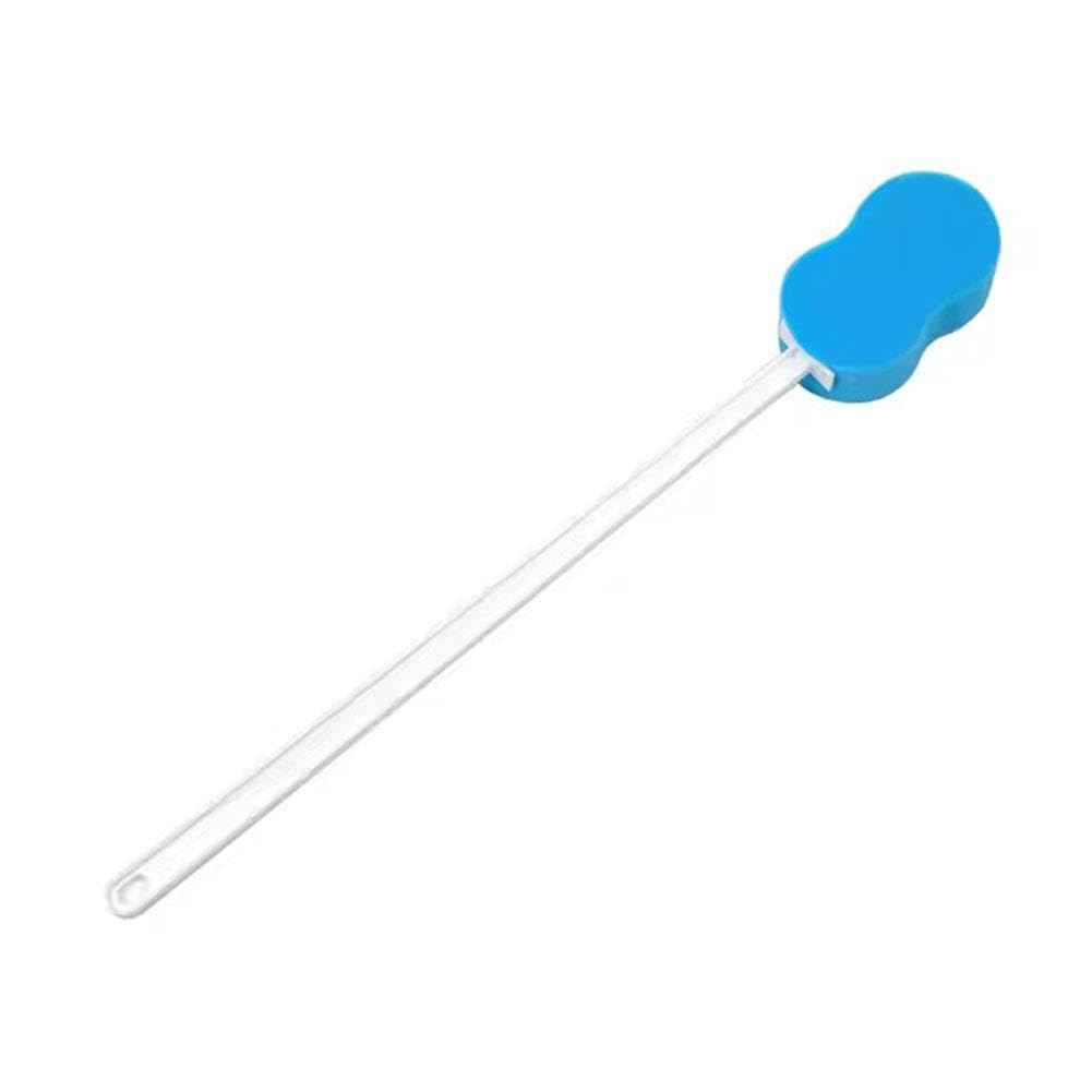 Long Handle Bath Sponge,Handled Back Sponge For Shower,Lightweight Back Washer Butt For Foot Scrubber Handled B Brush Shower