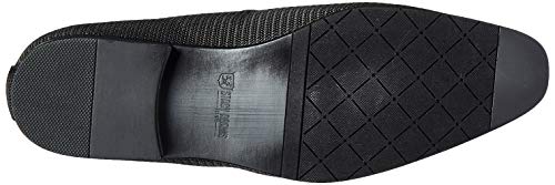 STACY ADAMS mens Tazewell Tassel Slip-on Loafer, Black, 9.5 US
