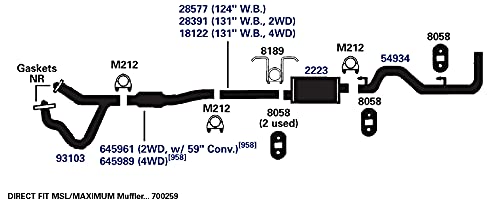 Image of AP Exhaust Products 700259 Exhaust Muffler