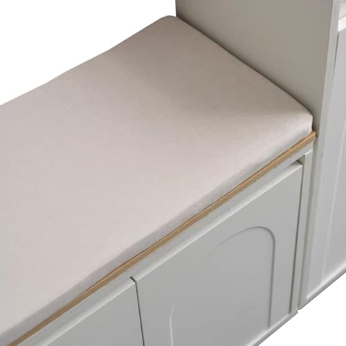 HYGPP Bench Cushions for Indoor Furniture 40/48/60 x 14/15/17/11 inch Rectangular Non Slip Outdoor Bench Cushion pad for Deck Chair Swings Bench Cushion(Color 8,67x22x2in)