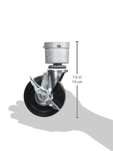 アルインコ 単管用パイプジョイント キャスター金具 HKR10C