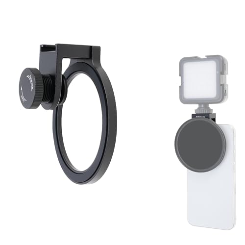 Bague de filtre 67mm à clipser pour iPhone 16 avec support griffe flash