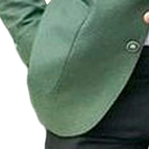 Maiyifu-GJ Men's 2 Piece Slim Fit Suit Solid Two Button Blazer Jacket Pants Set Single Breasted Formal Tux Blazer & Trousers3