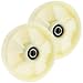 PrimeMatik - Rueda para transpaleta Rodillo de Nailon de 200x50 mm 850 Kg 2-Pack
