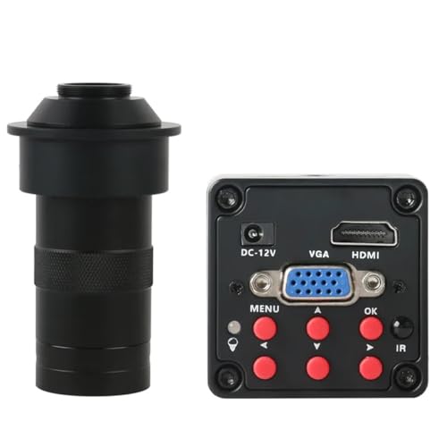 Microscope 130X Zoom Long Monocular 1080P IMX307 14MP Industrial Digital Video Microscope Camera Set(with 130x Lens A)