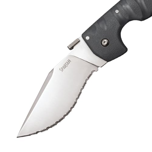 Image of COLD STEEL Spartan 4.5 in Japanese AUS10A Blade Tactical Pocket Folding Knife w /Tri-Ad Lock and Griv-Ex Handle w /Steel Liners