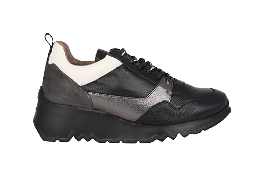 Basket pour femme Wonders Suki chaussure cuir marche confortable