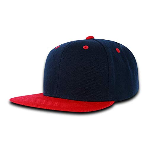 Casquette Enfant Decky 7011-nvyred Bleu Marine Rouge pour protéger les yeux du soleil