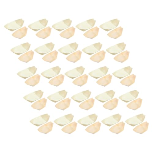 Barquitos de madera de 200 piezas desechables para sushi 2