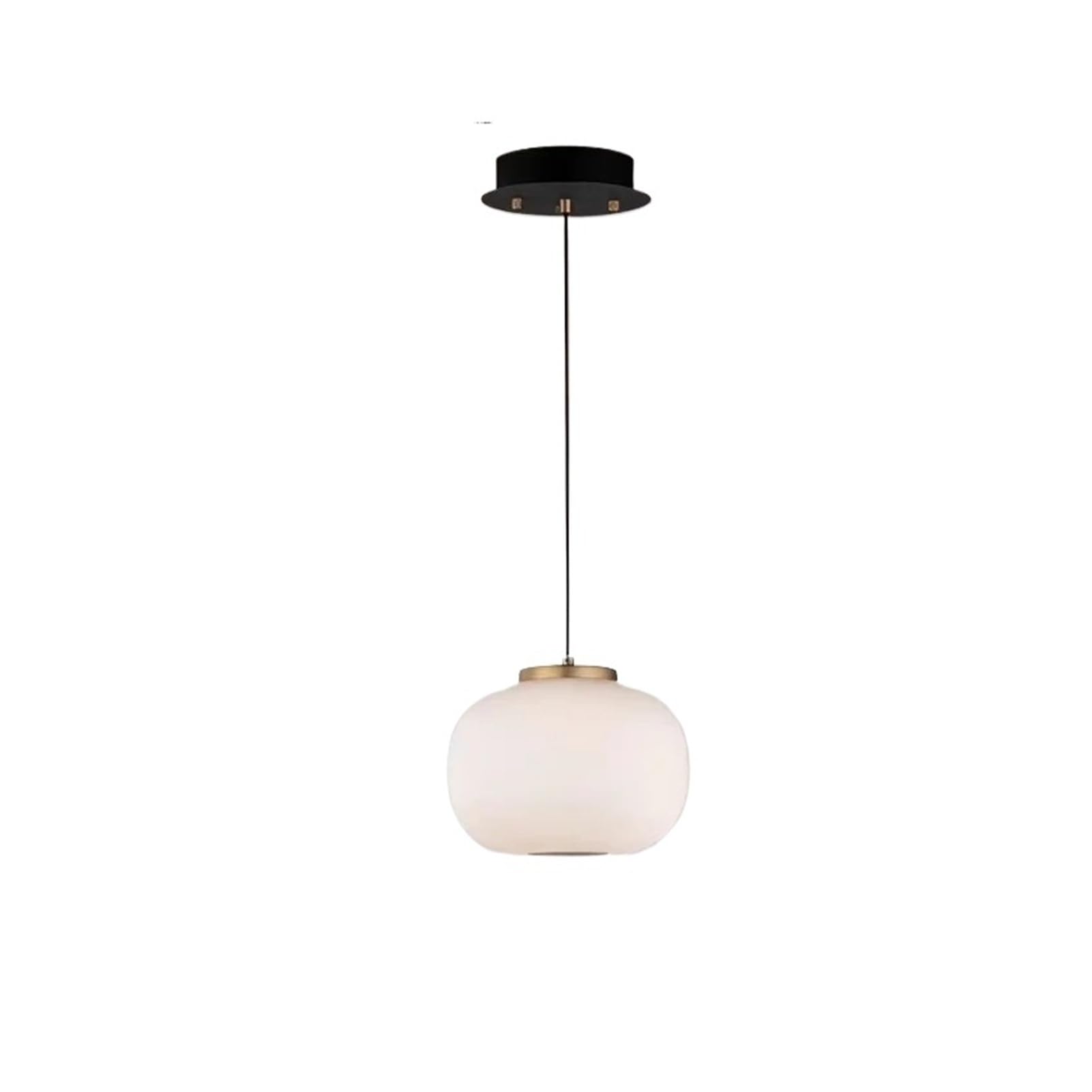 Suspension en verre style français pour éclairer un salon sombre
