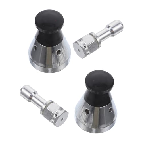 2 Sets de repuestos para olla a presión: válvula de seguridad con varilla de escape y regulador de peso para control y cocina segura