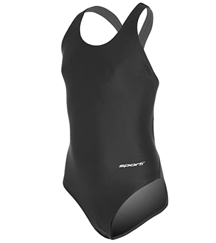 Image of Sporti Wide Strap Athletic One Piece Swimsuit for Women - Graphic Design Pattern - Swim Team Bathing Swimsuit for Competiton