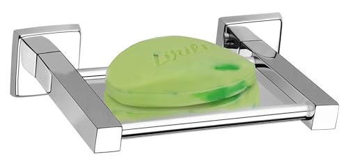 Image of Plantex (Primax) Soap Dish for Bathroom /Stainless Steel Soap Holder /Soap Stand /Soap Case /Bathroom Accessories - (Chrome)