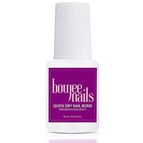 Quick Dry Nail Bond for Press on Nails and Acrylic Nails Strong Nail Glue Boujee Nails Long Lasting Glue
