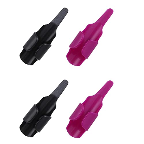 4pcs Plastic Adjustable Sewing Finger Open Design Household Sewing Finger Pusher Finger Gloves Sewing Accessories Effortless Cross Stitch Tools