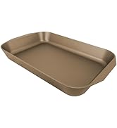 All American 1930 - Roast & Bake Pan with Premium Non-Stick - Pale Bronze (Beige) - Heavy-Duty & ...