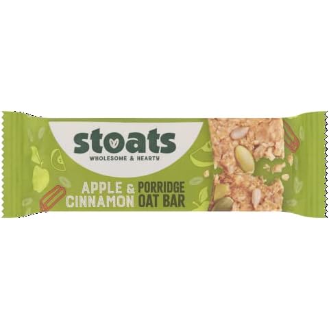 Stoats Apple & Cinnamon Porridge Oat Bars 42g (Pack of 24) Cover