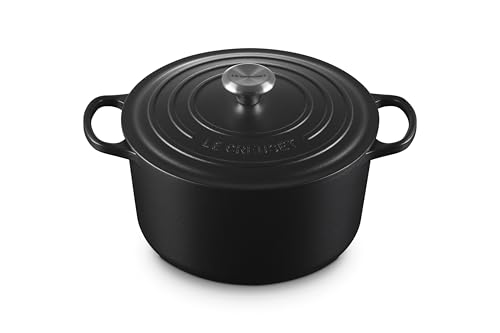 Image of Le Creuset Enameled Cast Iron Signature Deep Round Oven, 6.5 qt., Licorice