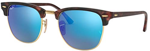 Ray Ban Gafas de Sol CLUBMASTER RB 3016 Havana/Blue 51/21/145 hombre