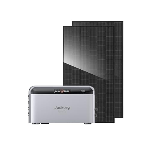 Jackery SolarVault 3 Pro Balkonkraftwerk Set 1200 W, mit 1000W Bifacial Solarpanels, 4-MPPT Plug & Play PV-Anlage, AC-gekoppelt, erweiterbarer Solarspeicher (2,52–15,12 kWh)