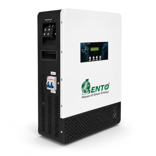 Image of Lento 1.1KVA 12.8V Lithium Battery Inverter for Home | Up to 3Hr 15Min Power Backup @400W | Pure Sine Wave UPS | Inbuilt LiFePO4 Battery | Wall Mount Design | LCD Display