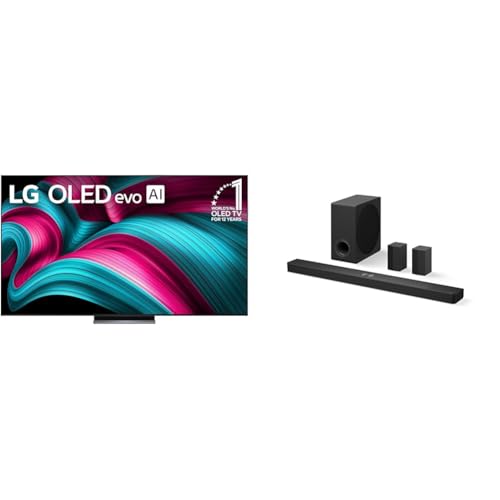 Image of LG 83 inch OLED evo C5 Series 4K Smart TV S90TR 7.1.3-Channel OLED evo TV Matching Home Theater Soundbar with Rear Surround Speakers and Wireless Subwoofer, Wow Orchestra, Dolby Atmos
